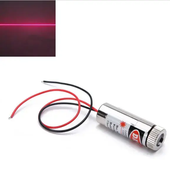 Bán Hot focusable 650nm 5mW Dòng Màu Đỏ mô-đun laser cho 3D cảm biến