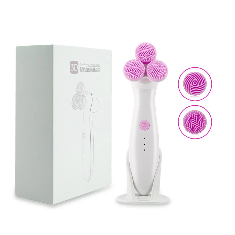 LULA Wholesale Deep Clean Facial Cleansing Brush Silicone High Absorption Capacity Massager SPA Exfoliating Facial Brush