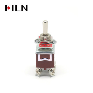 トグルスイッチ6プロング1322250V 30AMP3way ON OFF ONブラックマリンメタルトグルスイッチ車用 - Product Image 3
