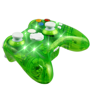 Kristal renk ile LED ışık kablosuz denetleyicisi için 360 uyumlu Win 7/8 Win 10 PC oyun için Xbox360 denetleyici - Product Image 2