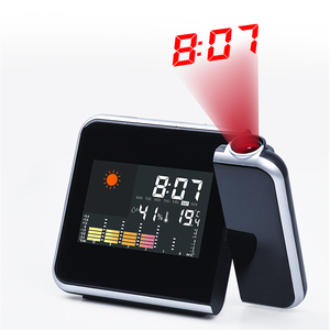 Bàn Điện Tử Thông Minh Để Bàn Đèn Led Laser Dự Báo Thời Tiết Đồng Hồ Chiếu Kỹ Thuật Số Đồng Hồ Báo Thức - Product Image 1
