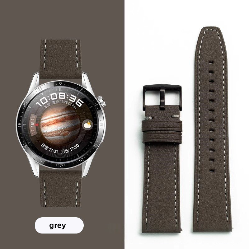Grey with Black Buckle