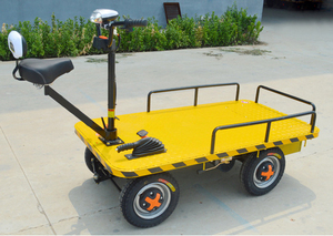 Electric Platform Trolley 800w 48v Power Wheelbarrow Tool <strong>Cart</strong> - Product Image 3