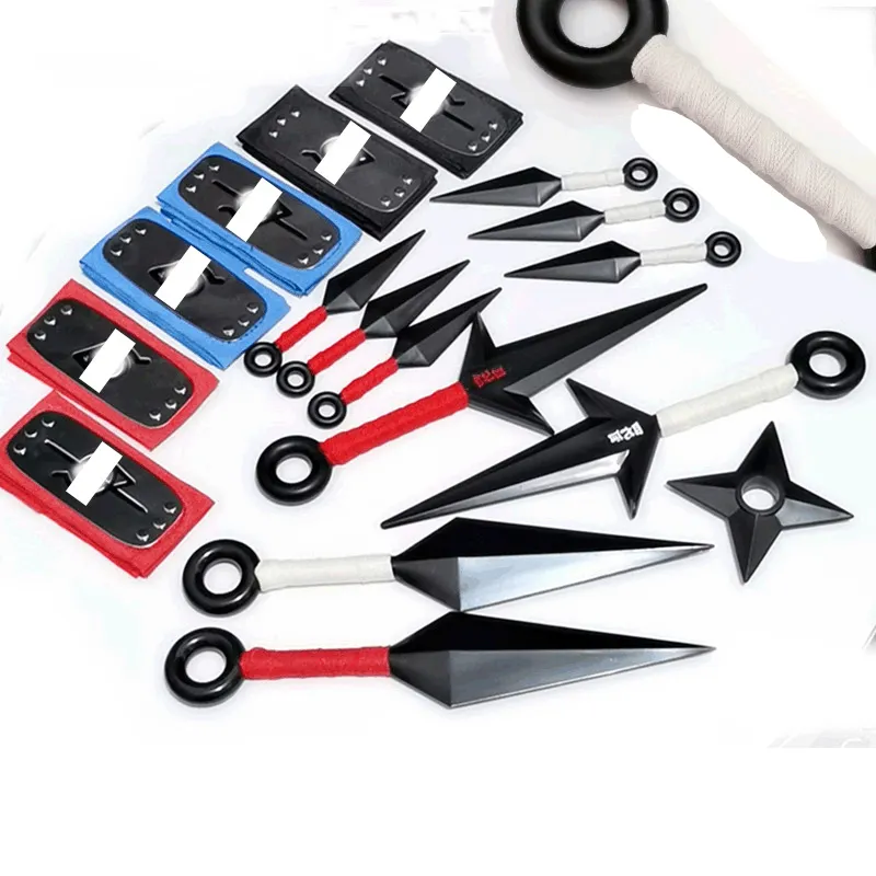 Kunai Uzumaki - Colar de anel para cabeça, brinquedo para Itachi, dor, tobi, obito, sasuke, acessório para Akatsuki, cosplay, anime japonês, brinquedo Kunai