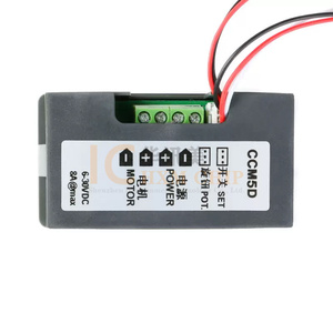 CCM5D Digital display motor <strong>PWM</strong> speed regulation stepless speed regulation 12V 24V overload short <strong>circuit</strong> protection