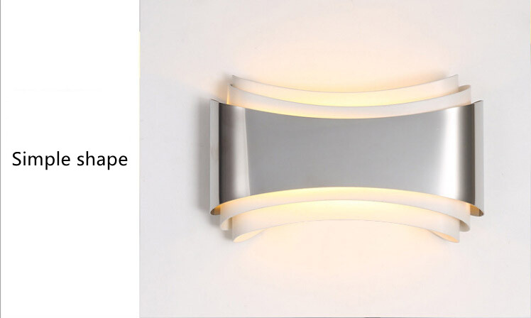 Bedroom lamp modern simple wall lamp cafe bar leisure lounge Hotel bedside special-shaped led iron wall Hotel Wall Lamp Modern