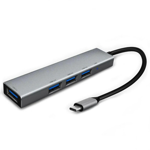 Doonjiey High Speed 4 Port USB 3.0 4 in 1 USB C HUB Type C HUB Multi USB 3.1 Adapter for Laptop <strong>Computer</strong> - Product Image 1