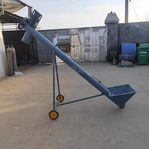 Venta de fábrica, transporte de grano, maíz, trigo, alimentación de partículas a granel, máquina transportadora de pellets, transportador de tornillo automático con tolva - Product Image 4