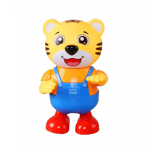 Cartoon Plastic Musical Light Animal Battery Operated <strong>Toys</strong> Dancing Tiger for Kids - Product Image 1