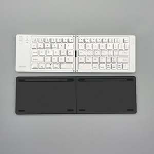 Venta caliente BT Teclado de oficina plegable inalámbrico Delgado Mini Diseño plegable de dos pliegues portátil Tipo C Puerto de carga 2017 Nuevo - Product Image 4