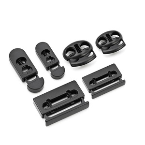 Ropa de moda de un solo lado elástico Aleación de Zinc Hardware cuerda tapón palanca Metal cordón Lockk para cuerda - Product Image 5