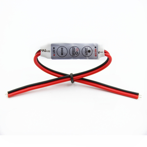 Мини светодиодный диммер контроллер 3 ключа одинарный цвет ультра тонкий DC12V-24V светодиодные полосы Ток холостого хода L42 * W12 * H3mm - Product Image 6