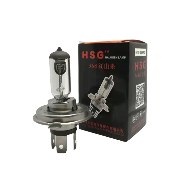 Yüksek kaliteli HSG otomobil halojen lamba far ampul H4 60/55W P43T