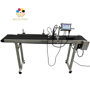 Wiseprint Mini konveyör bant Online kodlama makinesi yeni teknoloji CM-WP09 mürekkep püskürtmeli kodlayıcı yazıcı otomatik sürekli Flex için