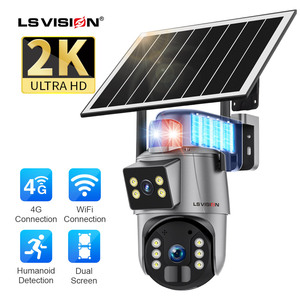 LS VISION UBOX 2K HD <strong>Wireless</strong> Outdoor Home <strong>Security</strong> Camera <strong>System</strong> Latest 4G WIFI Solar PTZ CMOS Face Detection Memory Card ROHS - Product Image 1