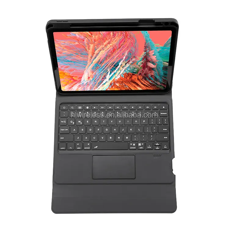 Casing Kustom Pabrik untuk iPad Air 4 5 10.9 Baterai Isi Ulang Bawaan Keyboard Nirkabel dengan Penutup Touchpad Pro 11 Berlampu Latar