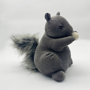 23cm Animal Plush <strong>Squirrel</strong> Toy Plush <strong>Squirrel</strong> Stuffed Toys Standing Posture Adhesive Door Draft Stopper - Product Image 2