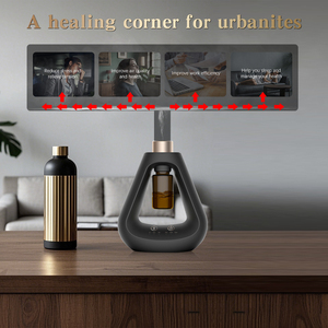 Schlanker Mini-Auto-Aroma diffusor 10ml wasserloses Verneb lungs-Kaltluft dreiecks ystem