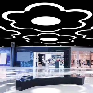RGB Emittierende Farbe LED Sechseckiges Licht Nahtlose Aluminium-LED-Decken leuchte für Büro-und Laden beleuchtung - Product Image 3