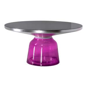 玻璃茶几客厅玻璃桌网红边小户型圆角组合玻璃桌 - Product Image 2
