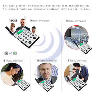 Sistema de intercomunicación inalámbrico de transmisión bidireccional para edificios con función de carga de micrófono para hoteles