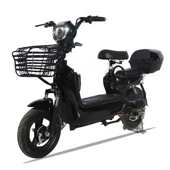 CKD çok fonksiyonlu 350w 2 tekerlekli elektrikli motosiklet elektrikli moped pedallar ile elektrikli Scooter gövde