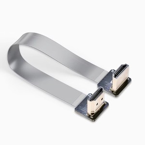 Nastro FPV connettore compatibile HDMI cavo piatto flessibile Raspberry Pi 4 Micro HDMI a HDMI/Mini HDMI femmina 90 gradi FFC 20pin - Product Image 3