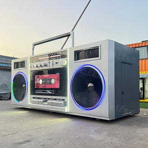 Máy ghi âm thẻ kép trạm ăn nhẹ, menu Cassette trải nghiệm tương tác + thị trường hoài cổ trong khuôn viên trường, xe lưu thông - Product Image 6