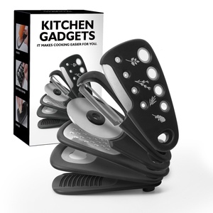 Mutfak alet 6 parça Set içerir kavun rende ot kesici sarımsak rende konserve açacağı peynir rende Pizza kesici aracı Set - Product Image 3