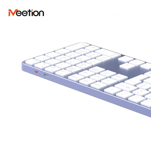 Meetion Ikey K230 Dual Mode Connection Wireless USB Bluetooth <strong>Keyboard</strong> for iMac Laptop <strong>Computer</strong> Tablet Multi-system Rechargeable