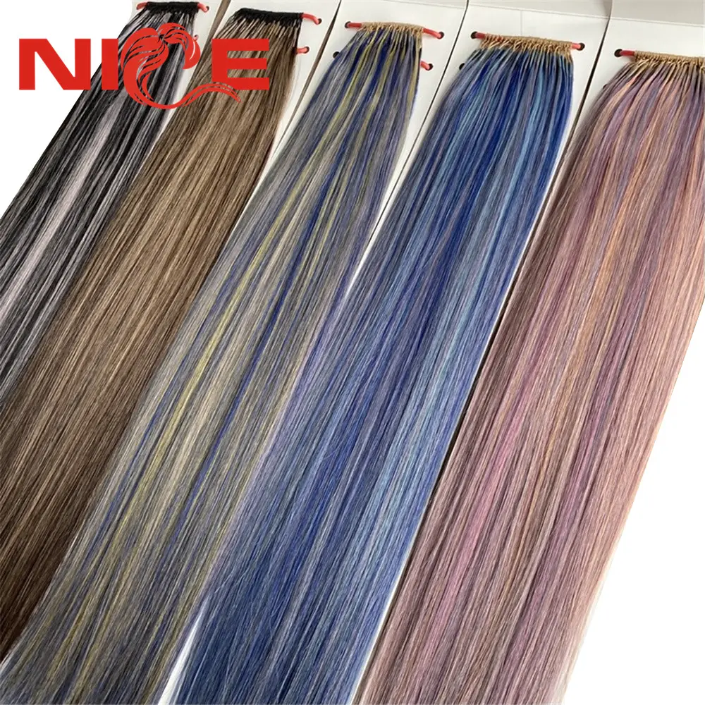 Wholesale high quality 100% Remy Human Hair One Cotton Thread Two Korean Twins Extend Korean Hair Extensions