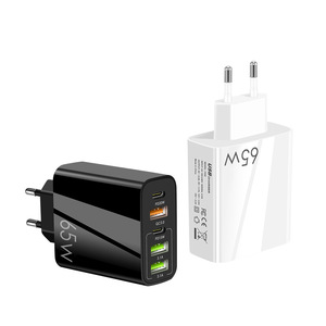 X415 65w Pd Fast Charger Eu Us Uk 2 Type-c 3 <strong>Usb</strong> Port <strong>Multiple</strong> <strong>Output</strong> <strong>Adapter</strong> Mobile Phone Travel Wall Charger for Macbook - Product Image 4