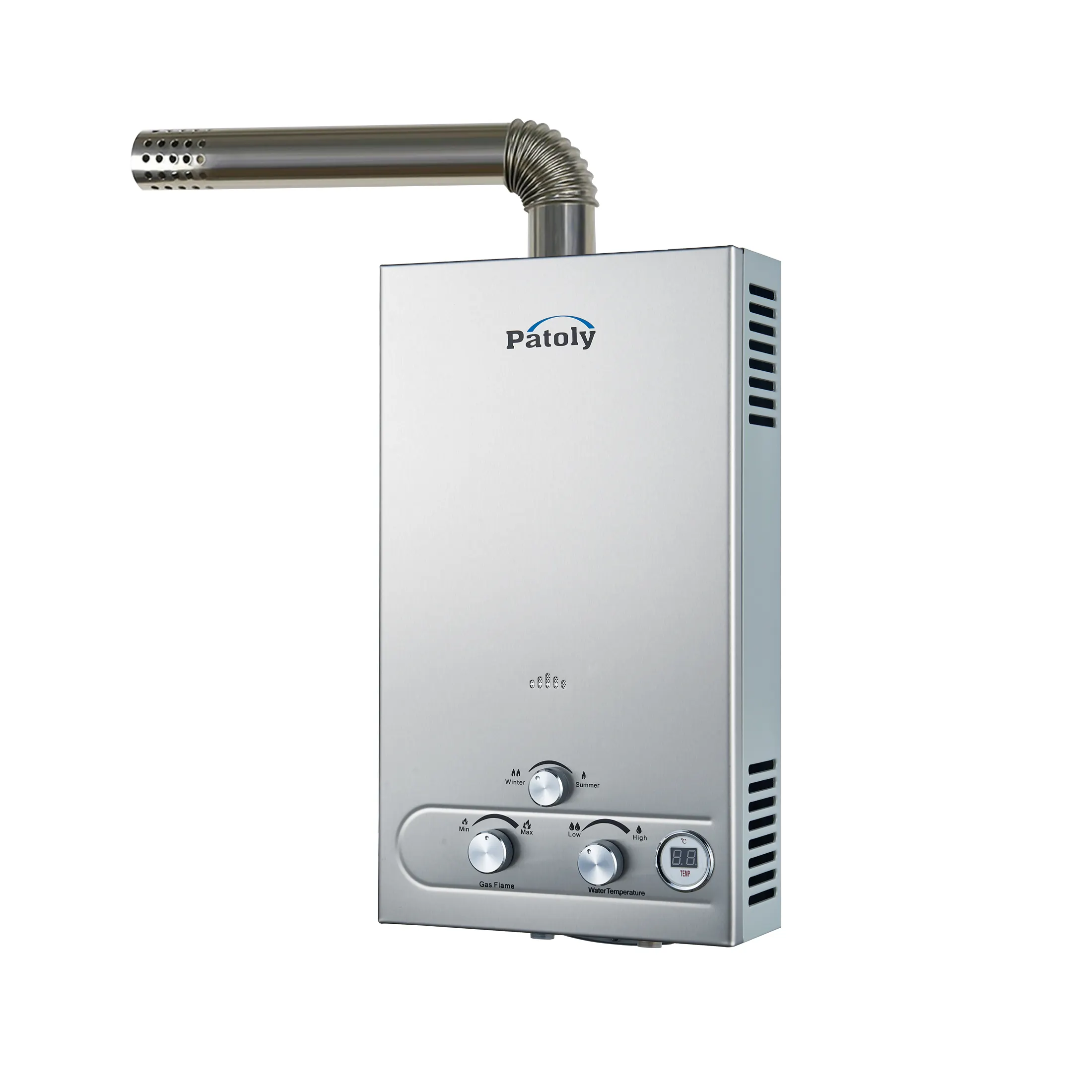 Serie di vendita calda per esterni sistema di riscaldamento dell'acqua calda a gas istantaneo tankless portatile caldaia a gas di 6L/8L/10L/12L/13L parete appesa a casa