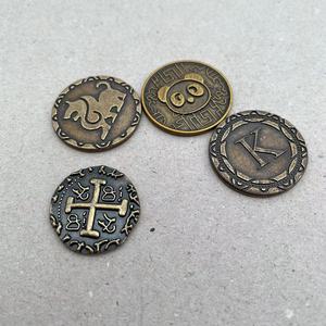 最佳供应商金币直接购买免费3D艺术品闪亮电镀特朗普硬币工厂