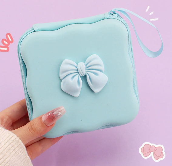 Sac de rangement papillon bleu