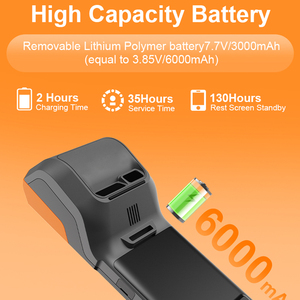 <strong>NFC</strong> Mifare <strong>Reader</strong> Machine Handheld POS Terminal Manufacturers With QR Code Scanning Removable Battery R330 Plus - Product Image 5