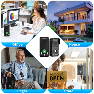 Sistema de intercomunicación inalámbrico para hotel, sistemas de intercomunicación para restaurante de negocios, timbre de intercomunicación de Voz bidireccional - Product Image 5