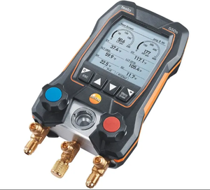 0564 5501 testo 550S 557S ชุดพื้นฐานสารทำความเย็นดิจิตอลอัจฉริยะมาพร้อมกับสายหนีบหัววัดอุณหภูมิ - Product Image 1