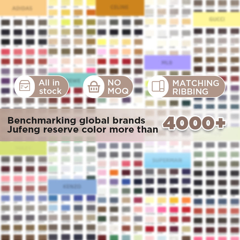 97 colori disponibili in magazzino