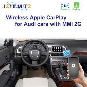 JoyeAutomultimediaワイヤレスCarPlayインターフェースアウディMMI 2Gダッシュボードに取り付けられた4K解像度タッチスクリーンGPS USB CDアダプター - Product Image 2