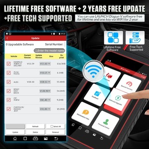Original X431 Diagun V Voll systems canner Obd2 Diagnose tool 31 Setzt die Schlüssel programmierung Vag Guided Ecu Online Coding zurück - Product Image 4