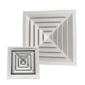 Klimaanlage 4-Wege-Luftstromklappendiffusor Hochwertige Deckenent lüftungs diffusoren - Product Image 5