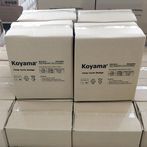 Koyama קבוצה מחיר טוב קבוצה <span class=keywords><strong>gc2</strong></span> t605 6v 210ah נטענת vrla מחזור עמוק agm סוללה עופרת חומצה עבור כוח אחסון אנרגיה עגלת גולף