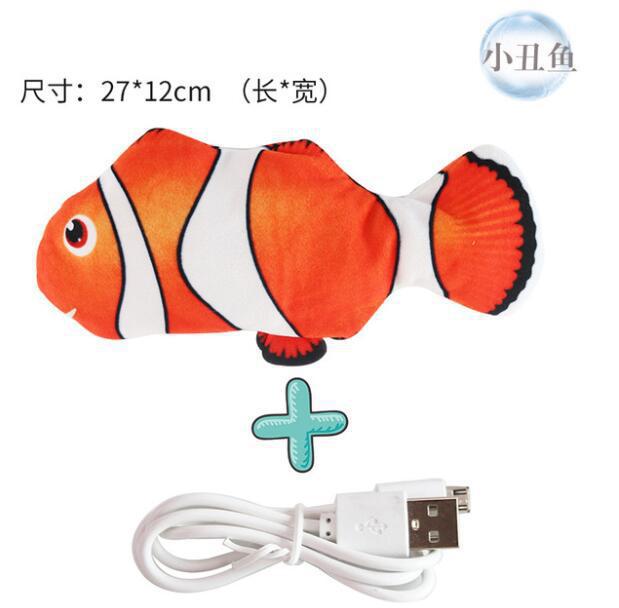 Poisson clown orange