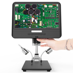 8.5 &quot;HD Industrial <strong>Microscope</strong> <strong>5X</strong>-260X 2 Megapixels for Welding Repair Plant Insect Detection - Product Image 3