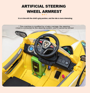 Cố định phía trước và trở lại Rocking Roadster giá thấp trẻ em trẻ em đi xe điện trên đồ chơi xe ánh sáng Kiddie đi xe cho 4 tuổi trẻ sơ sinh - Product Image 6