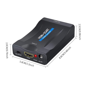 适用于高清电视Dvd的高质量PAL/NTSC 1080P Scart至HdMi视频音频放大转换器适配器 - Product Image 3