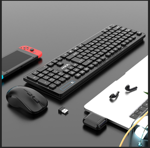 Conjunto de ratón y teclado OEM 2,4G al por mayor, conjunto combinado de 10m DPI ajustable, and Play Plug, trajes inalámbricos, ratón para ordenadores portátiles - Product Image 4