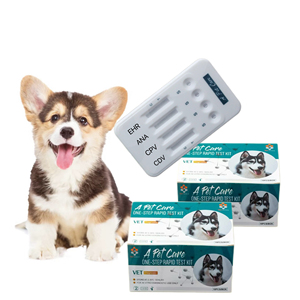 ペット獣医動物迅速イヌ抗原菌試験イヌEhrlichia/Anaplasma/Parvovirus/Distemper Combo Test抗原菌試験キット - Product Image 1