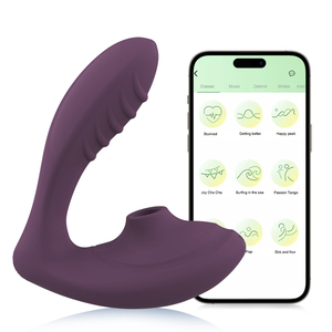 DELITE <strong>VIBES</strong> Dual Vibrate App-Controlled G-Spot Vibrator &amp; Clitoris Stimulator Mini Smartphone Compatible Long for Adults - Product Image 1
